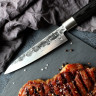 Набор: нож кухонный SAMURA BLACKSMITH, гвоздичное масло, салфетка SBL-0023C